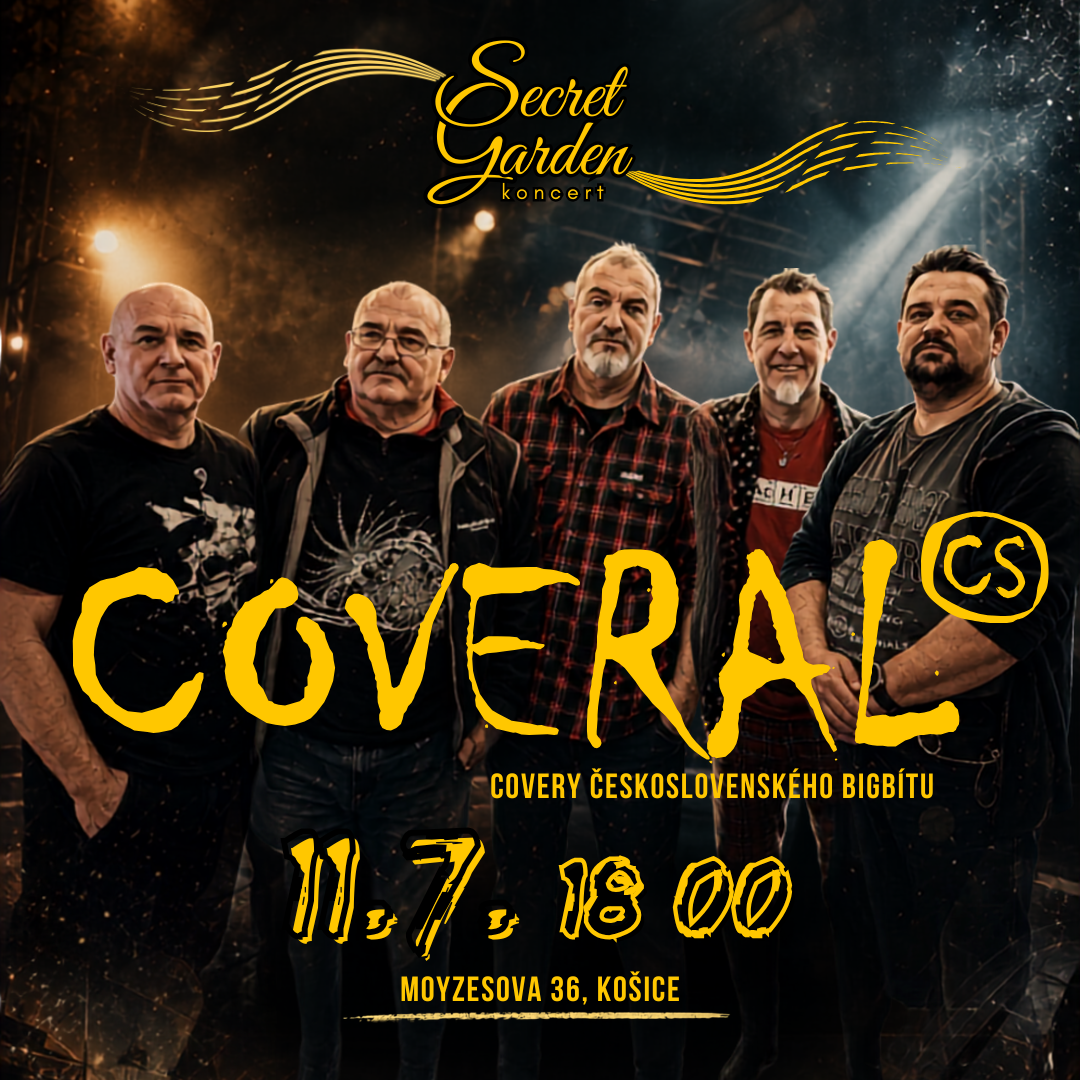 Koncert COVERAL v Secret Garden