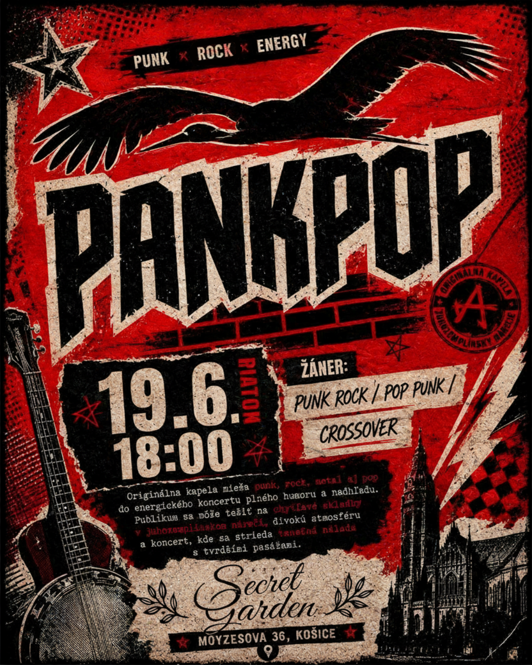Koncert Pankpop v košiciach